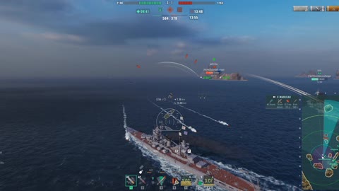 World of Warships: Zao Torp Dodging