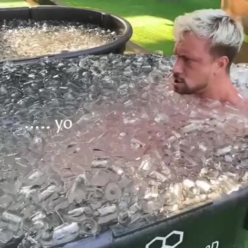 Funny thing about ice baths is…