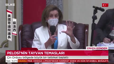 Pelosi'nin Tayvan'a Gitmesi Tepkilere Yol Açtı! Çin Ordusu Sahaya İndi!