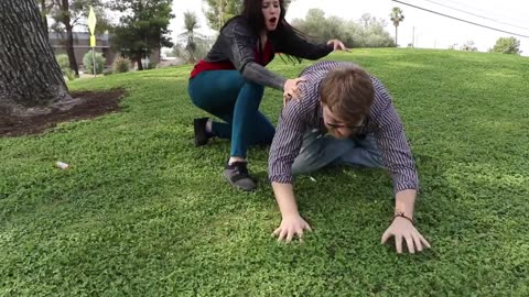 Woman Stop Man From Taking Pills