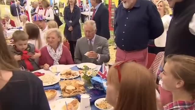 Prince Charles*Caught Eating in Local Restaurant