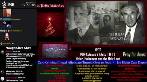2022-12-12 05:00 EST - Coffee Talk : with Sandra