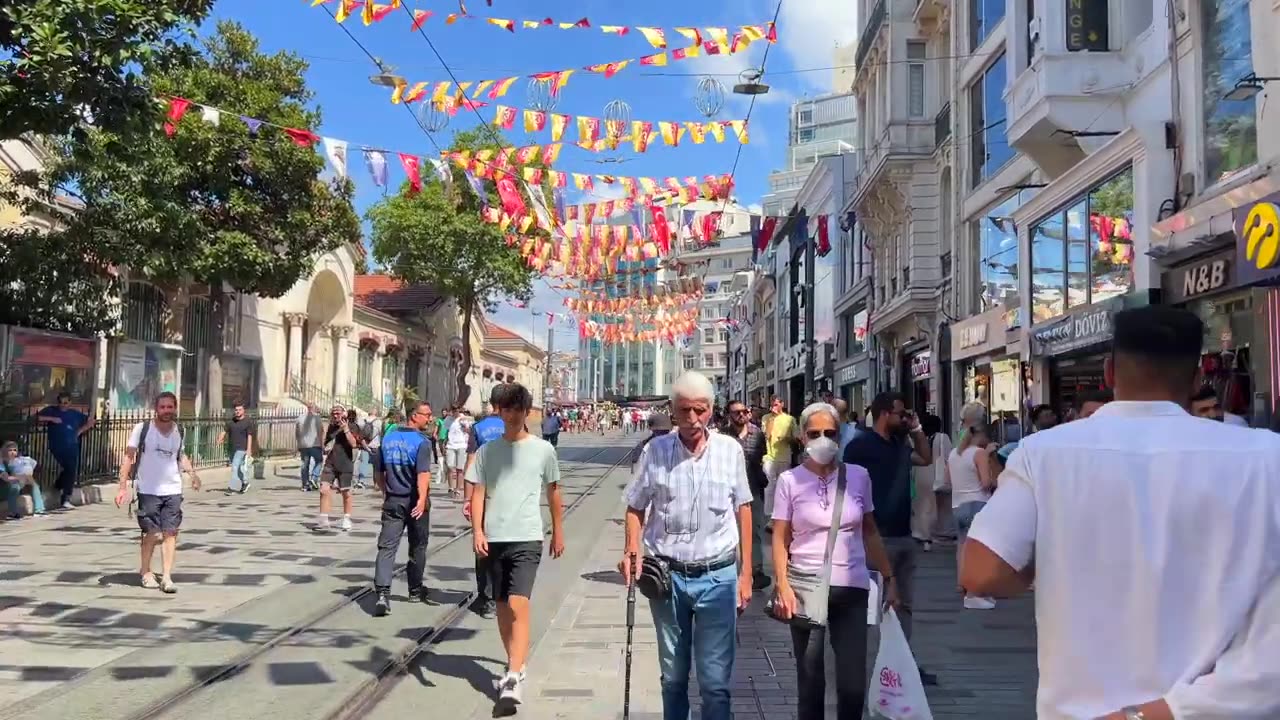 Fatih District Istanbul 2023 Commercial Heart Of he City Walking Tour|4k .turkey