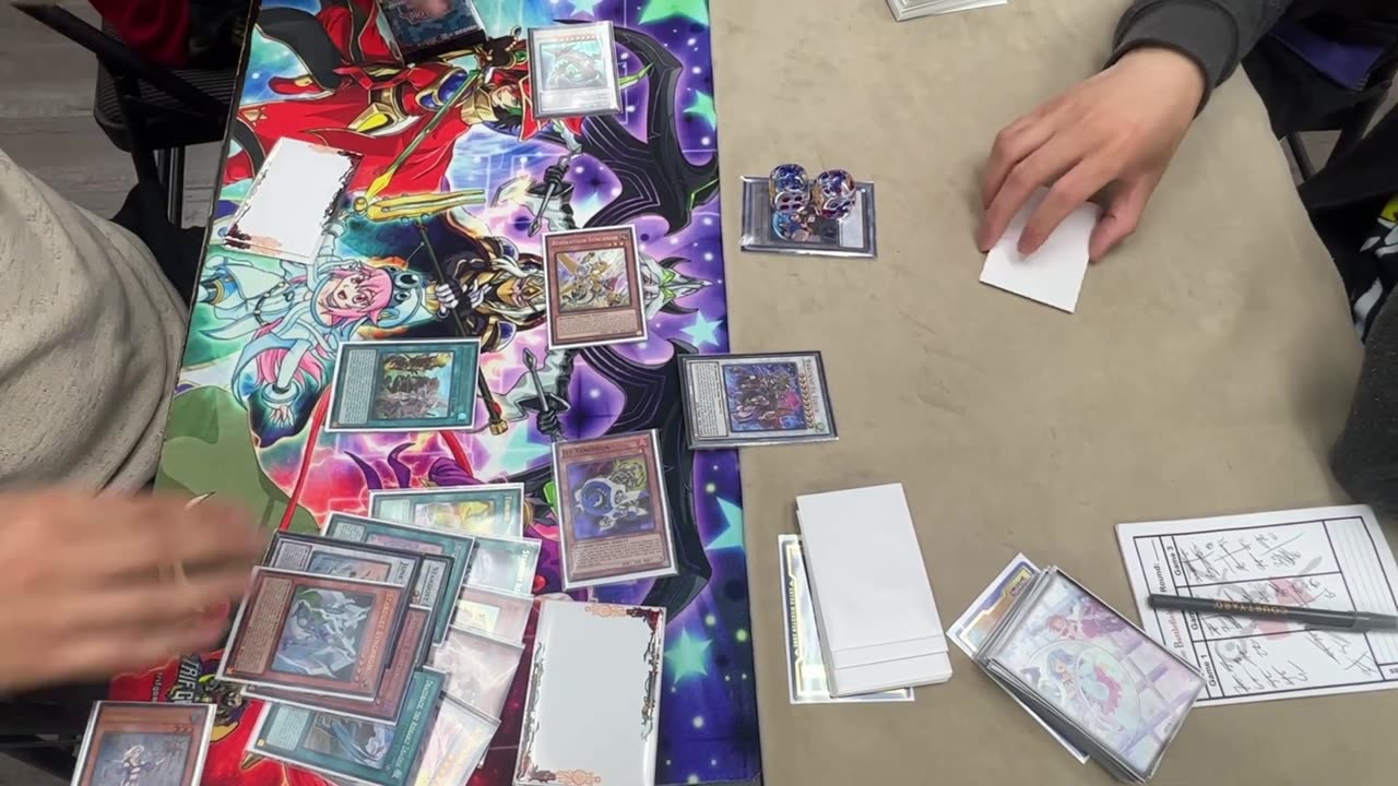 YUGIOH IRL DUEL SYNCHRON VS CHIMERA WHO WILL WIN TRIF VS HANKO