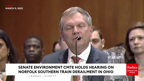 WATCH- Norfolk Southern CEO Testifies Before Senate Following Toxic Rail Spill In East Palestine