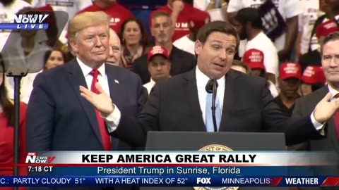 Flashback to when DeSantis praised President Trump