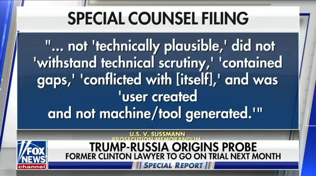 DURHAM - CIA KNEW TRUMP-RUSSIA COLLUSION DATA WAS NOT PLAUSIBLE