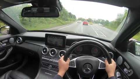 BRUTAL C63 500HP!!! POV DRIVE