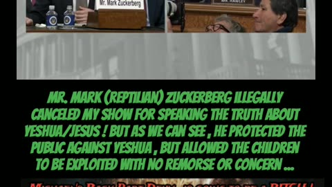 Mark (Reptilian) Zuckerberg on the HOT 🪑 1-31-2024