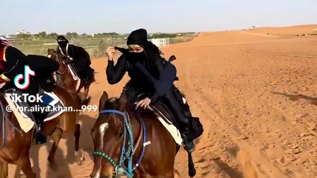 Beautiful horse rider girl