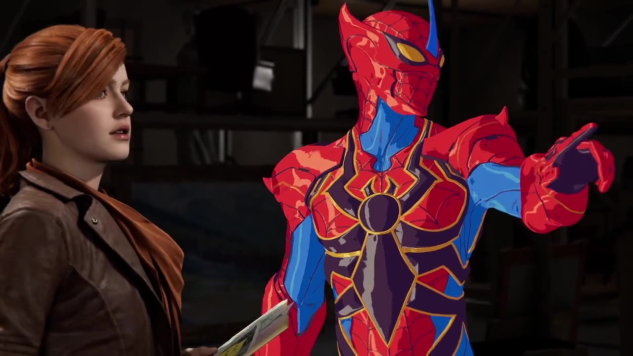 Beating up a bunch of demons | insomniac spider man