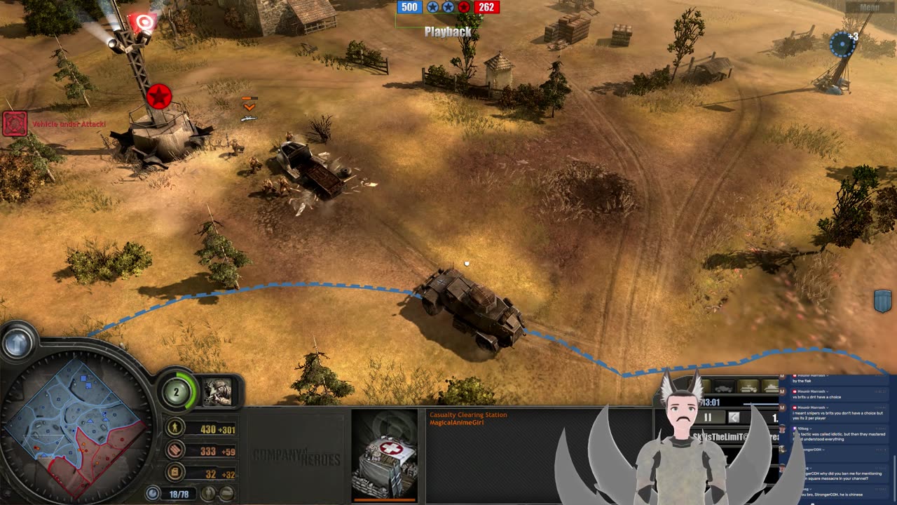 Live Casting Replays || Company of Heroes 1