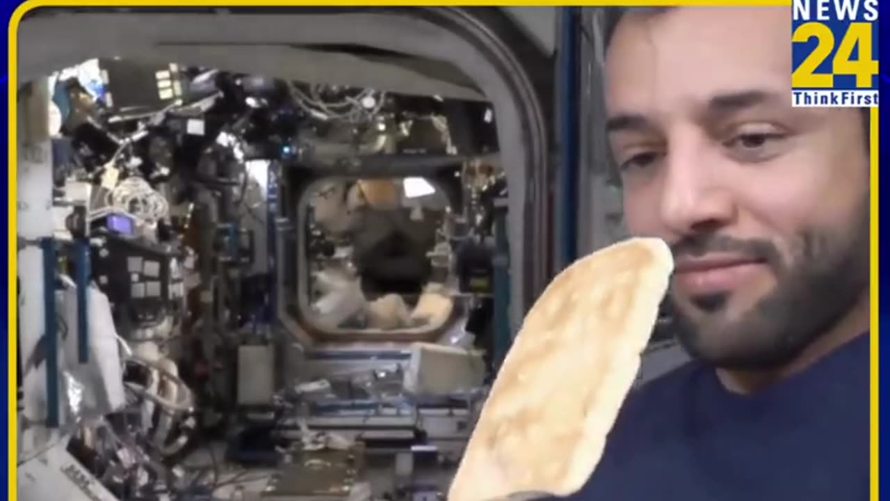 How do people eat and drink in space?