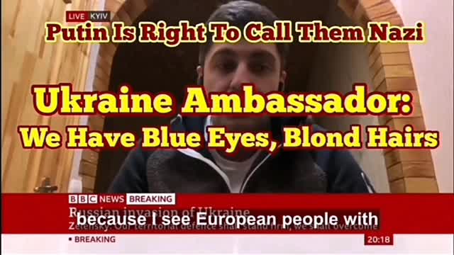 Ukrainian refugees are different from Syrian; they are Blonde Hair, Blue Eyed, and Christian