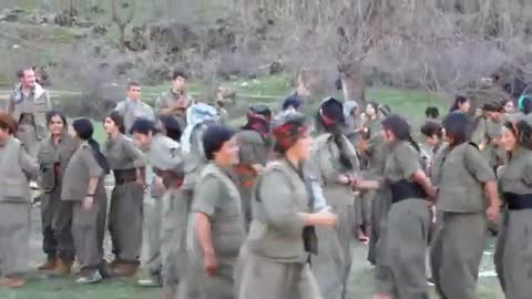 ale fighters dancing in the mountains of Kurdistan_Cut