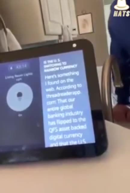 Alexa confirming the financial reset.