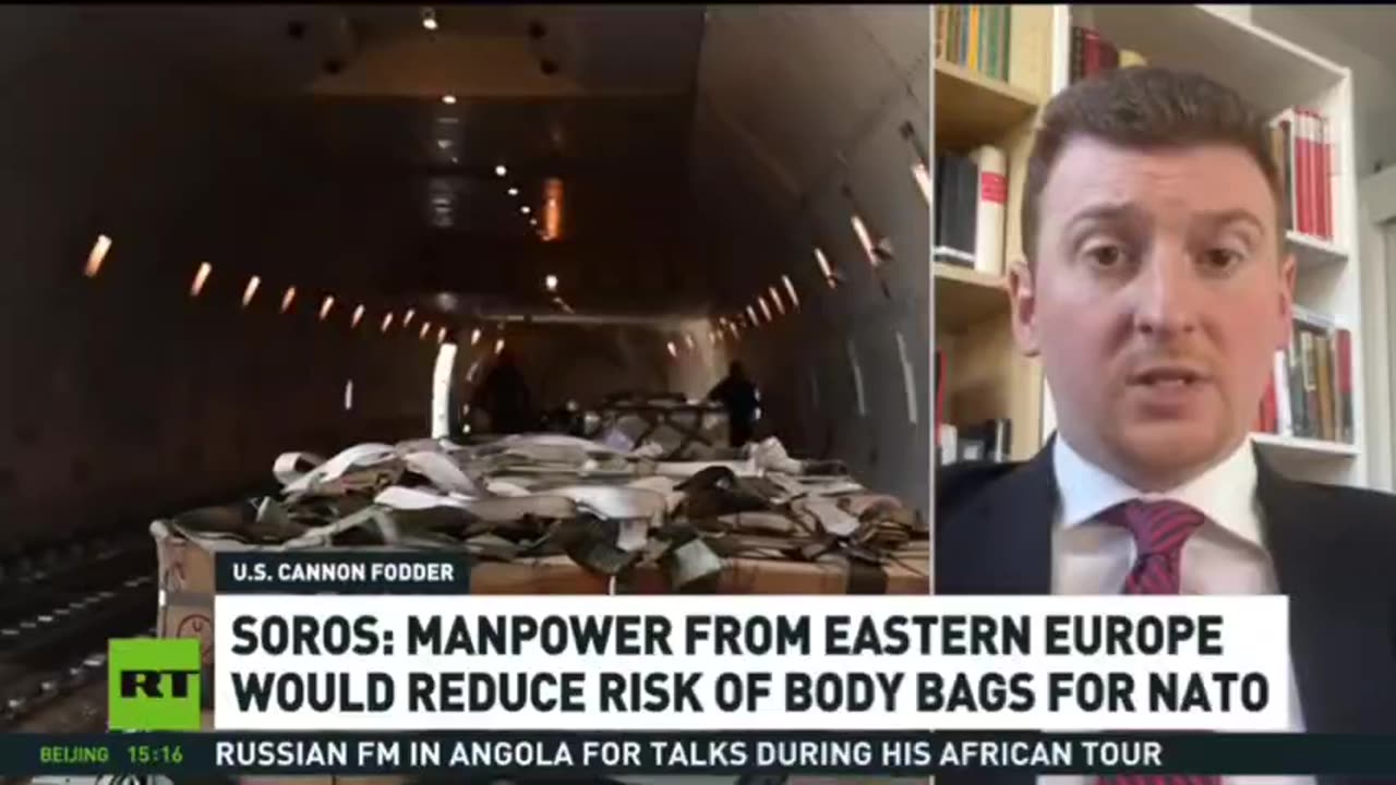 ►🚨▶◾️ "Manpower (cannon fodder) from 'Eastern Europe' would reduce risk of Body Bags for NATO"