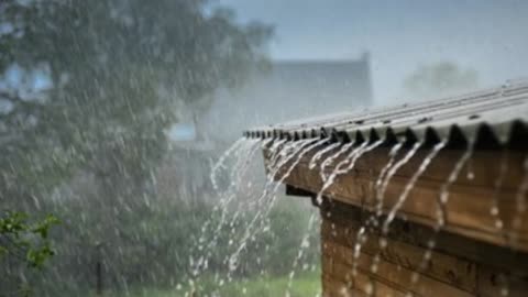 Rain and thunder sound for a good sleep