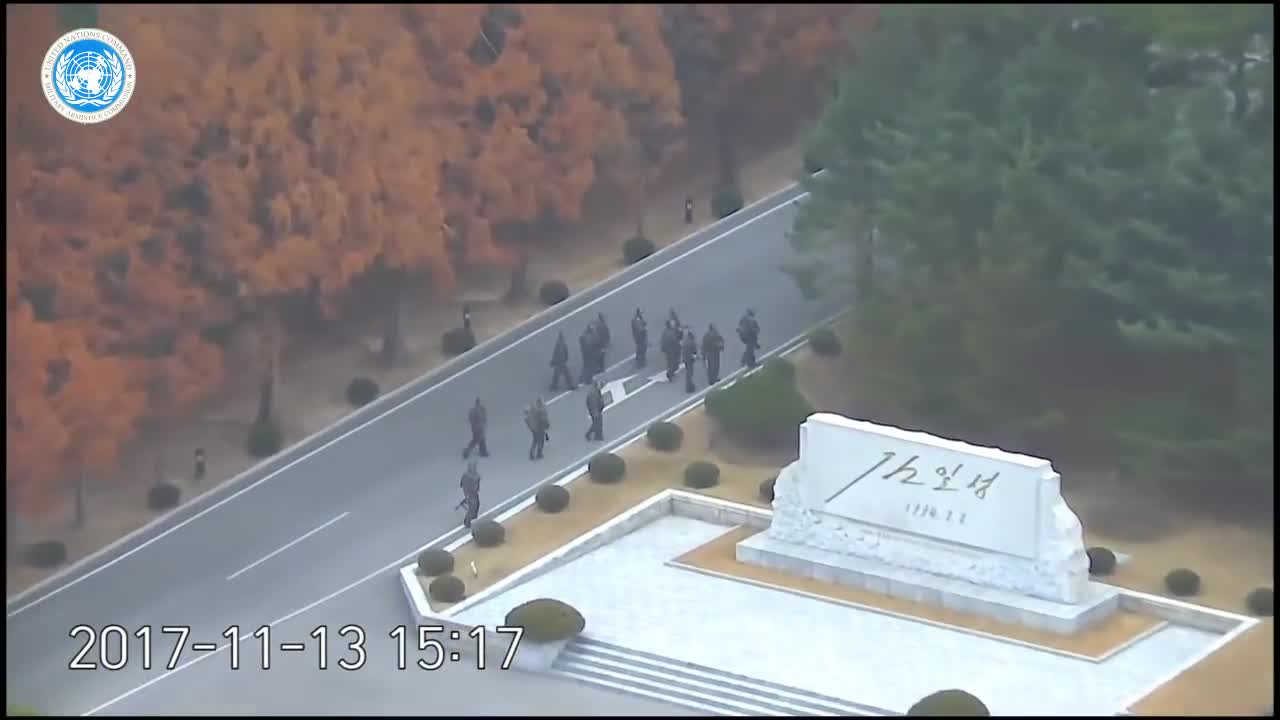 North Korean soldier dramatically makes escape attempt across DMZ