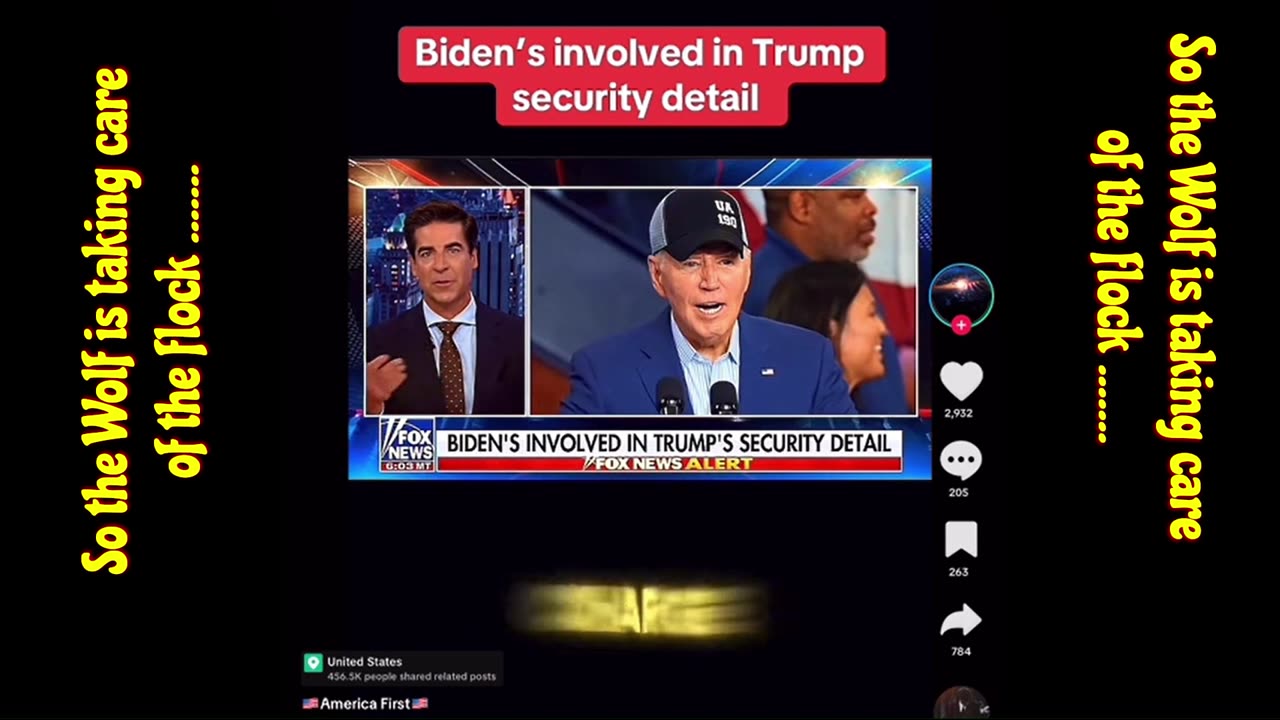 Biden personally in charge of Trump's Safety? .......