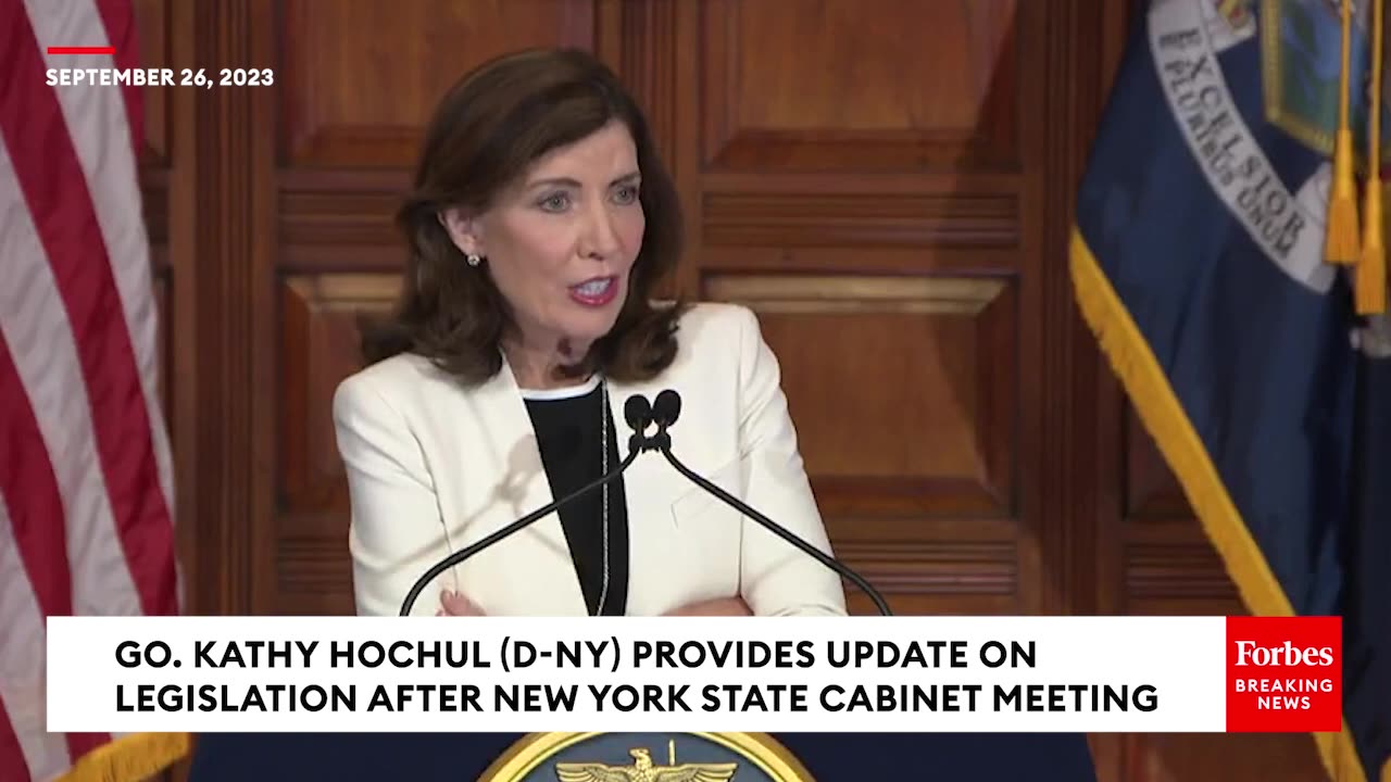 Gov. Kathy Hochul Provides Update On New York's Legislative Progress Following State Cabinet Meeting