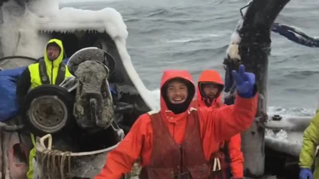 Fishing on the Russian line