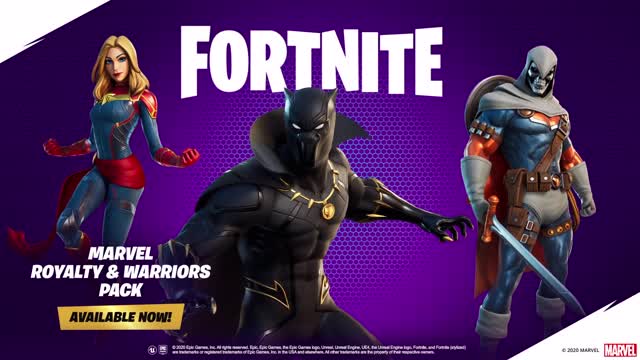 Black Panther, Captain Marvel, and Taskmaster Join Fortnite