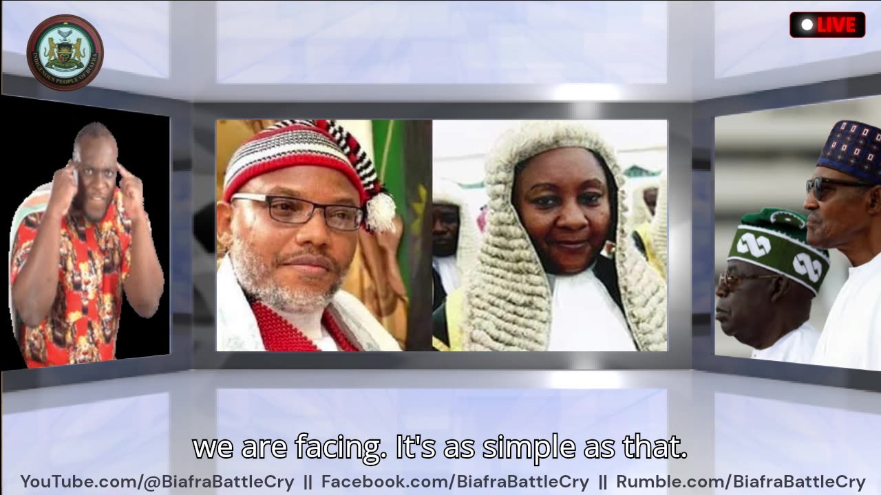 Persecution Of Igbo People In Nigeria Stops With Me - IPOB leader Mazi Nnamdi Kanu