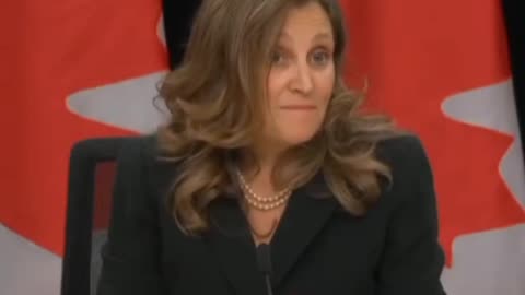 Chrystia Freeland is asked for her reaction to Putin calling former Speaker Rota "an idiot"