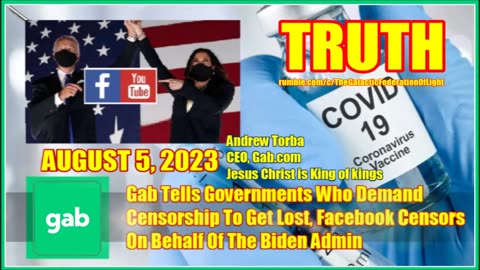 Gab tells governments calling for censorship to go away, Facebook censors on Biden's behalf