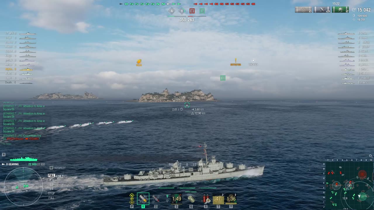 World of Warships in the Gearing.