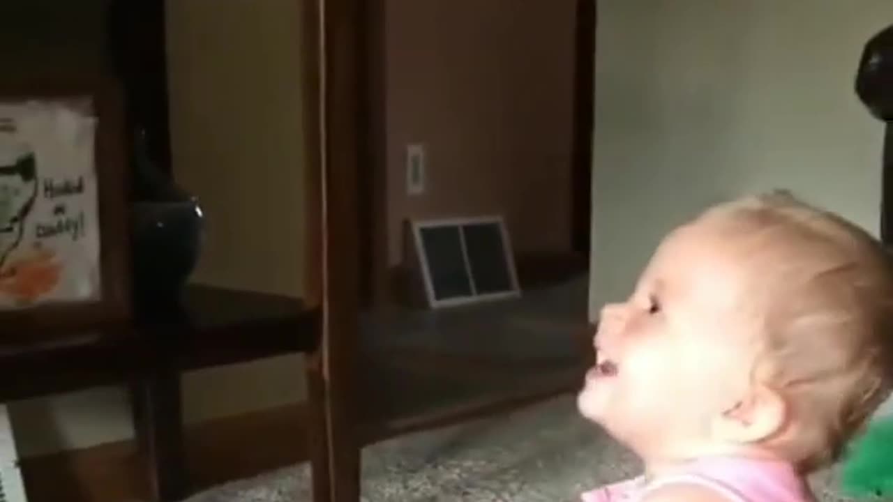 Baby in happy mood. Part 2