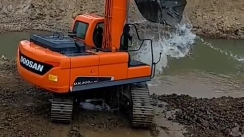 Excavator shower