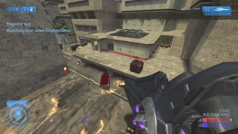 Halo 2 Classic Big Team - Big Team King on District Multiplayer Gameplay