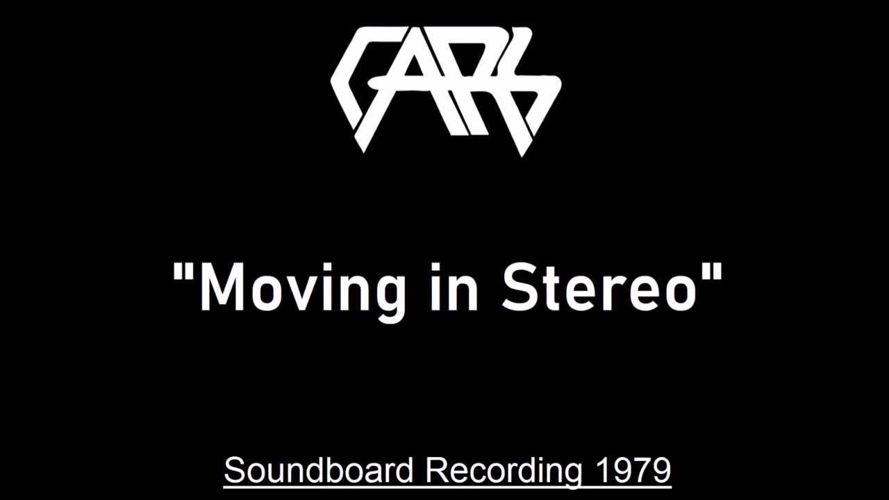 The Cars - Moving In Stereo (Live in Memphis, Tennessee 1979) Soundboard