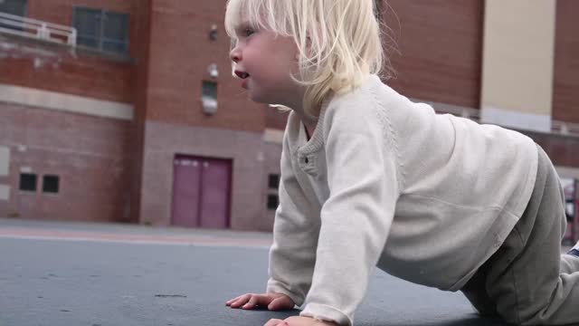 Children Playing on Playground