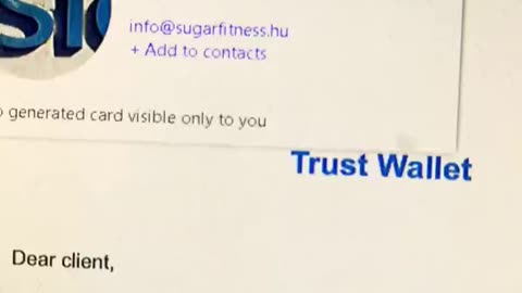 trust wallet scam email floating around!😭 goofy clowns 🤡 #fyp