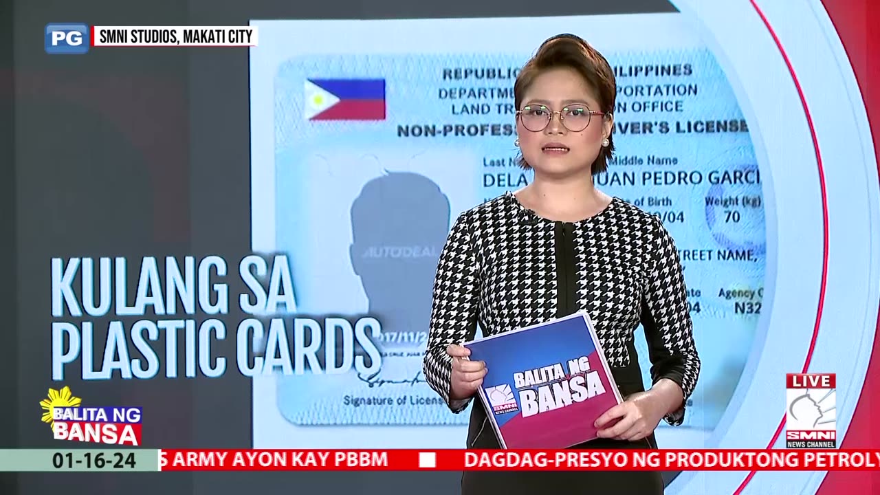 LTO, nasa “state of emergency” hinggil sa kakulangan ng plastic cards para sa driver’s license