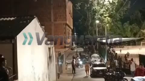 Video riña en el barrio La Cumbre de Floridablanca