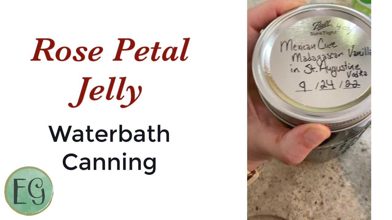 Rose Petal Jelly Canning