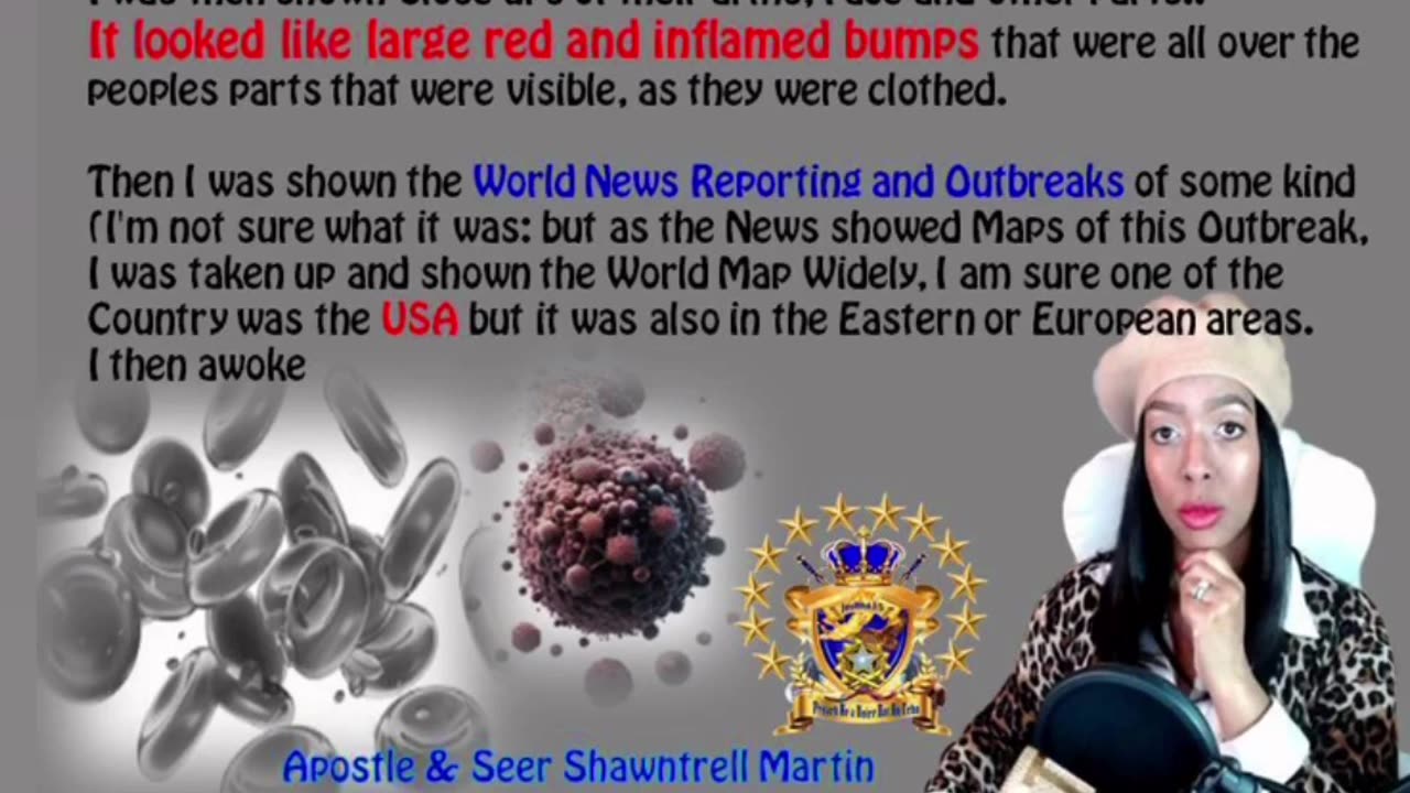 Prophetic Warning Vision: 10-27-24 Outbreak in 2or More Countries