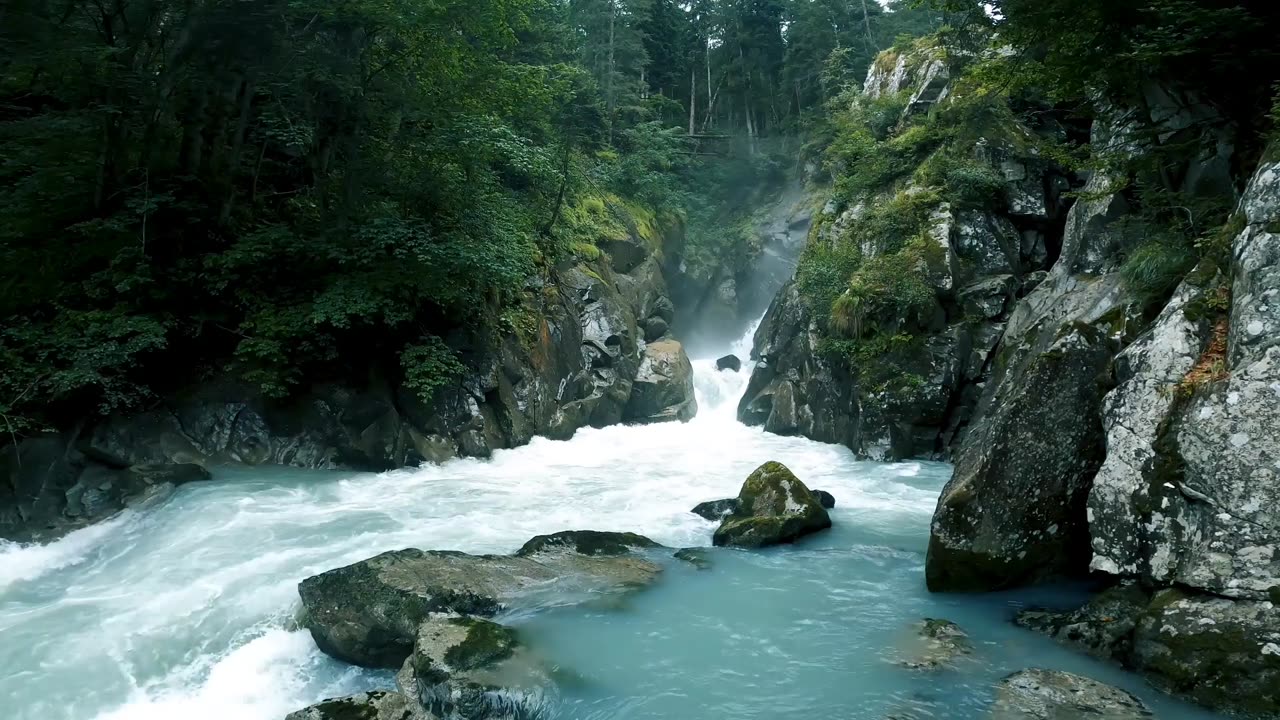 Relaxing Sounds and Beautiful Water Fall. Sleeping sounds.