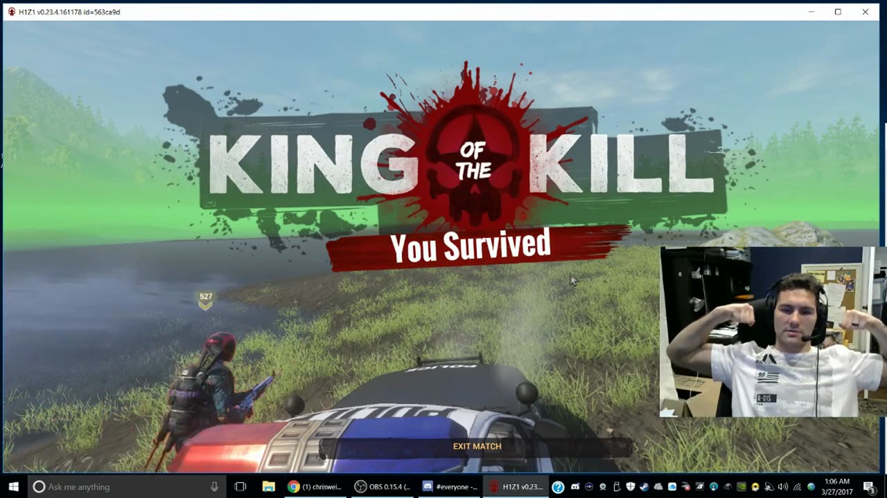 (THROWBACK) I got UFC Champ Chris Weidman his 1st H1Z1 win