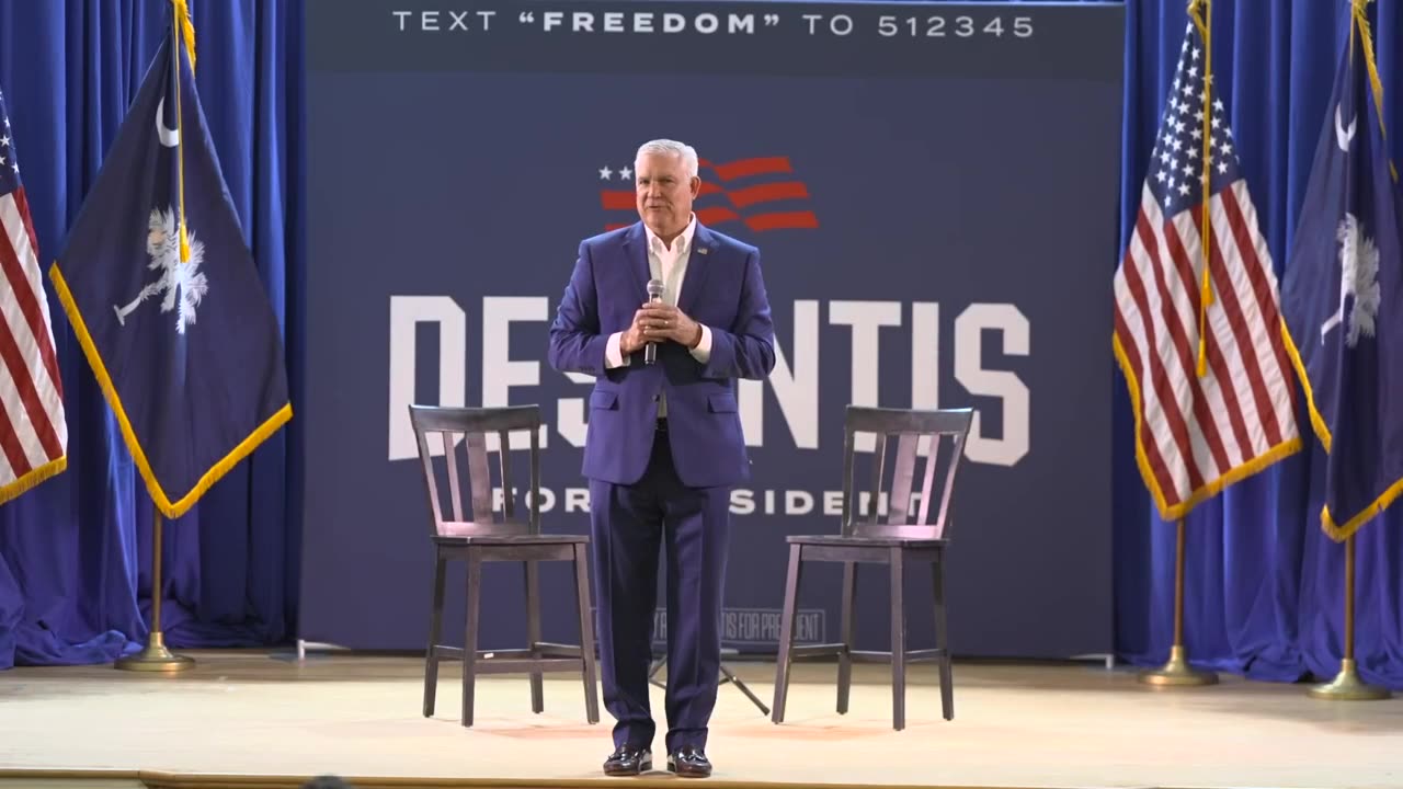 WATCH LIVE: Ron DeSantis to Deliver Remarks in Prosperity, SC