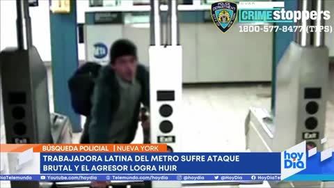 Una trabajadora latina del metro sufre una brutal agresión | Noticias Telemundo