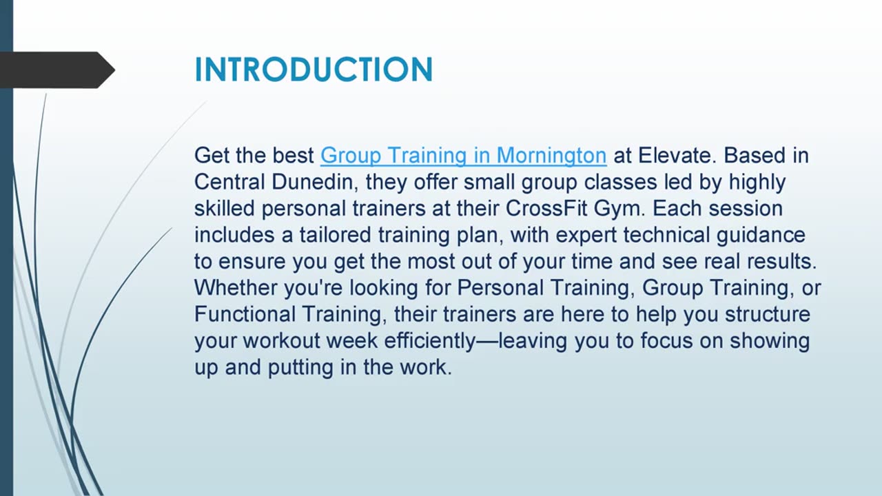 Get the best Group Training in Mornington