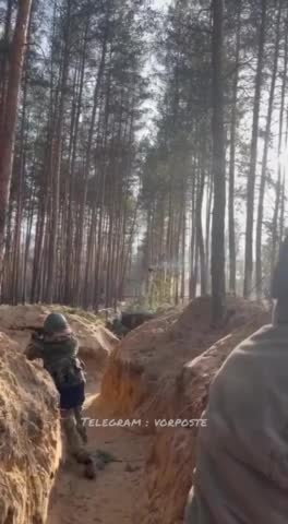 Russians Trench Warfare in Ukraine