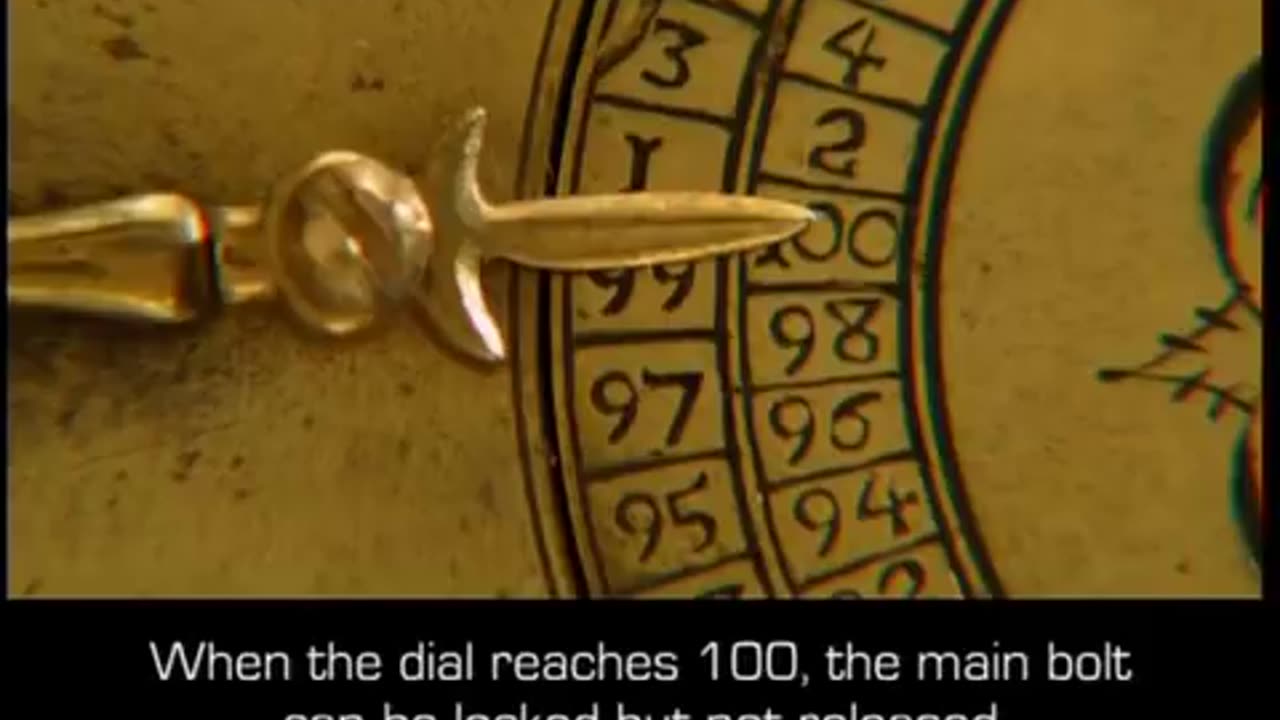 INCREDIBLE 17TH CENTURY LOCK THAT COUNTED HOW MANY TIMES IT WAS USED