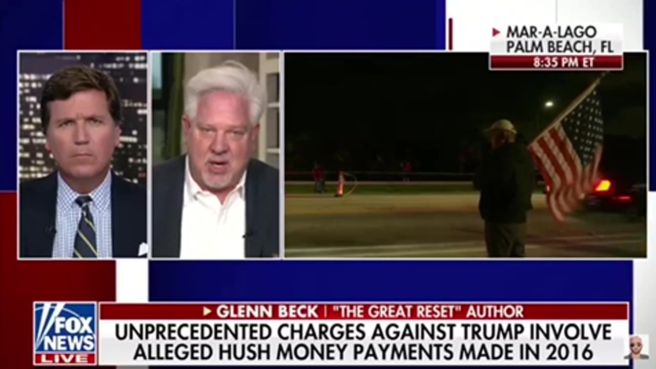 GLENN BECK ON TUCKER CARLSON, REACTION TO TRUMP INDICTMENT, COLLAPSE OF DOLLAR