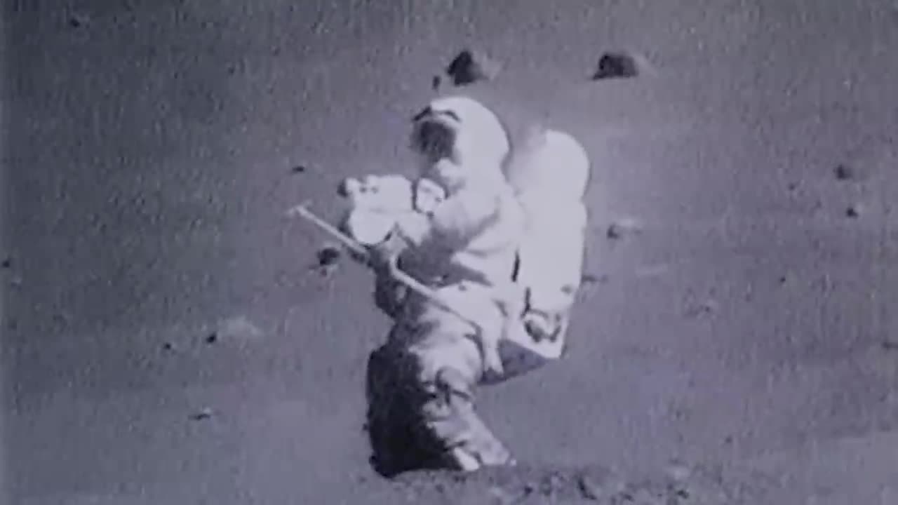 Unseen Footage - Astronauts Falling On The Moon - Lunar Eclipse